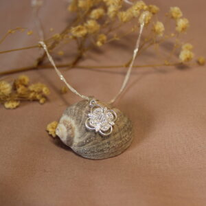 Collar con dije de microcircones scaled